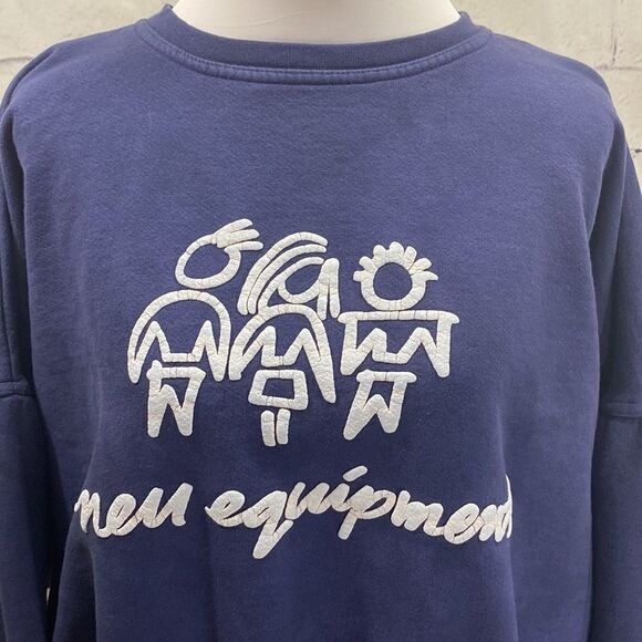 Vintage N.E.U. Equipment -Over-Sized Sweatshirt - Picture 3 of 13